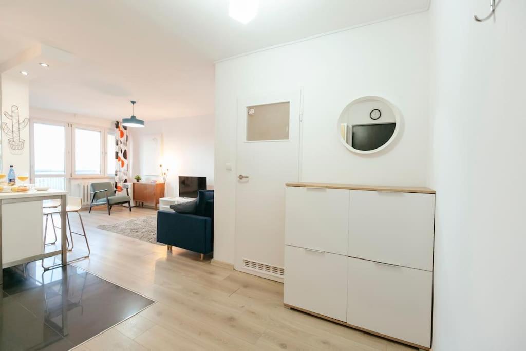 Wawaview! Studio With An Amazing View! Powisle. Varsavia Esterno foto